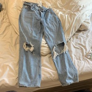 Abercrombie and fitch blue jeans